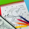 Christmas Activity Book with Scratch Art & Stickers
