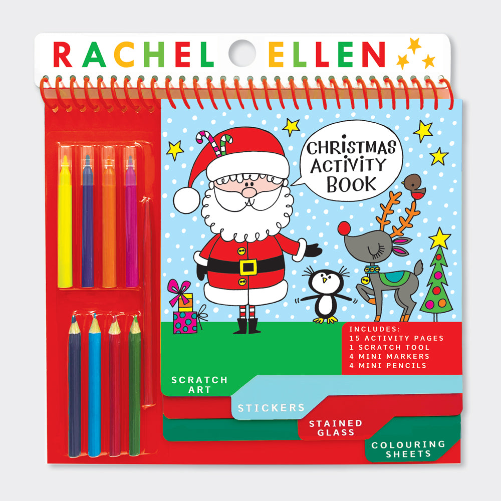Christmas Activity Book with Scratch Art &amp; Stickers