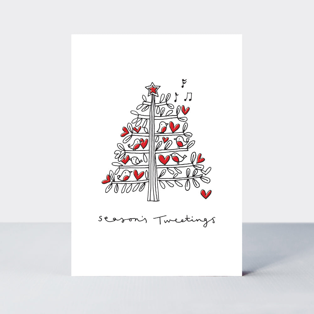Almond - Season's Tweetings/Robins Christmas Card