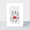 Almond - Merry Christmas/Cabin In The Woods Christmas Card