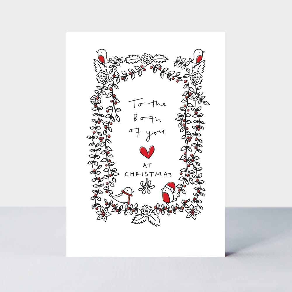 Almond - Both of You/Robins &amp; Mistletoe Christmas Card
