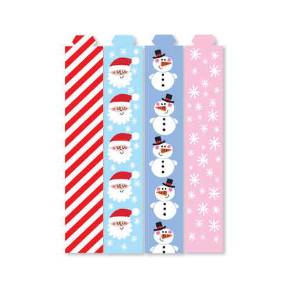 Christmas Paper Chain Kit - Santa &amp; Snowman