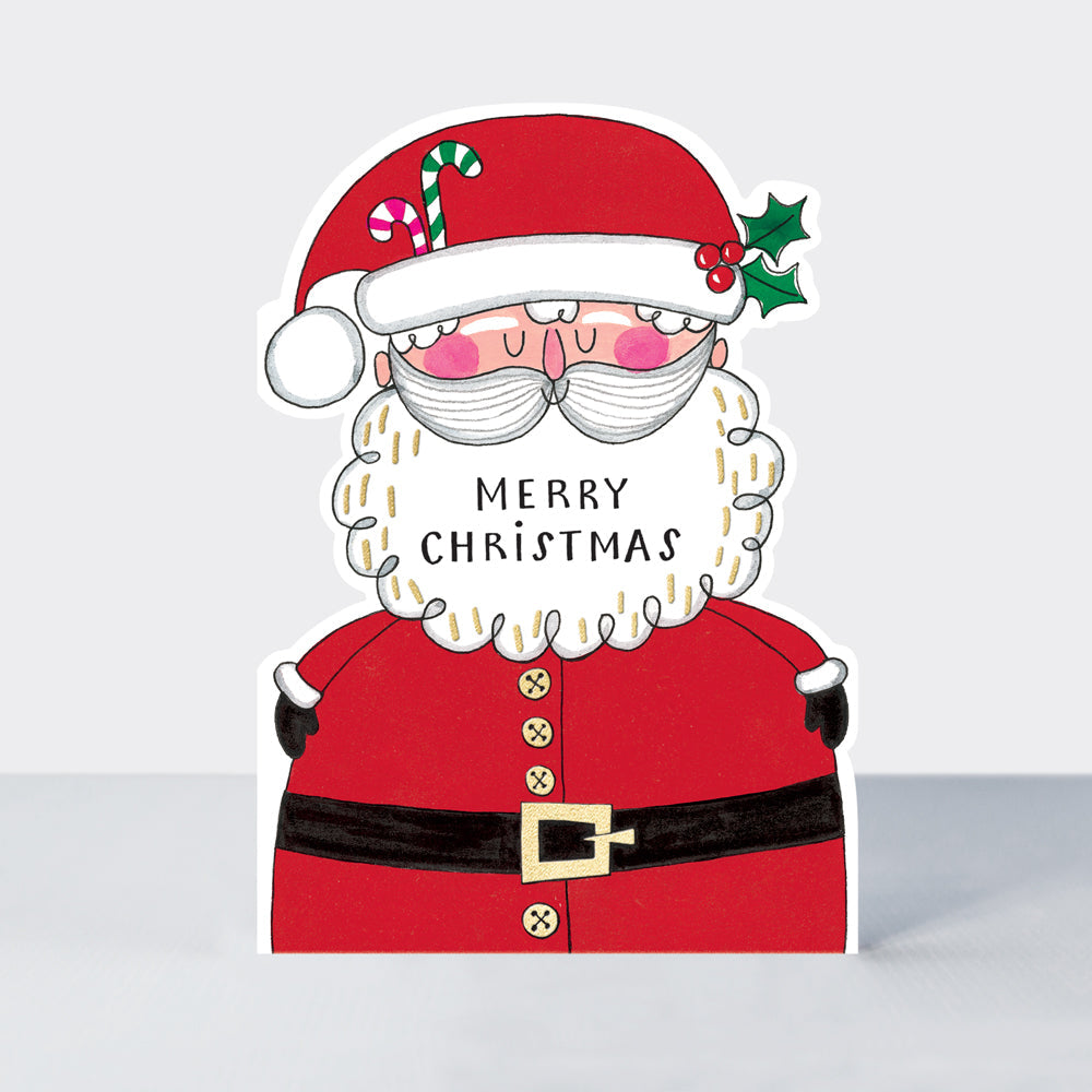 Cookie Cutter Christmas Card - Merry Christmas Santa