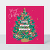 Cosy Christmas - From Our Family To Yours/Christmas Tree - Greetings Card