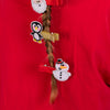 Kid's Christmas Hair Clips - Penguin & Snowman