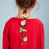 Kid's Christmas Hair Clips - Penguin & Snowman
