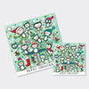 Christmas Jigsaw Cards - Penguins On Trampoline