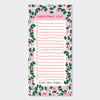List Pad - Christmas List - Mistletoe Design