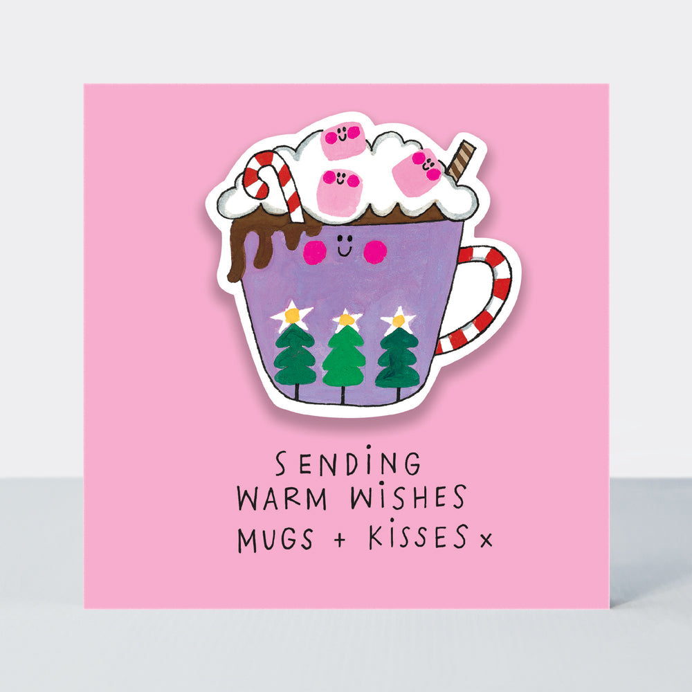Little Nuggets Christmas Card - Sending Warm Wishes Mugs &amp; Kisses