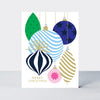 Rectangular Christmas Card Box - Baubles & Bottles - Box of 20 Cards