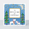 Christmas Card - Both of You - Polar Bears & Trees