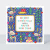 Christmas Card - Merry Christmas & A Happy New Year - Reindeer