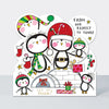 Christmas Card Side by Side - Our Family To Yours/Penguins
