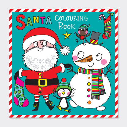 Christmas Colouring Book - Santa &amp; Snowman