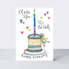 Zest - Close your eyes & make a wish - Birthday Card