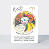 Aries Birthday Card -  Zodiac (March 21 - April 19)