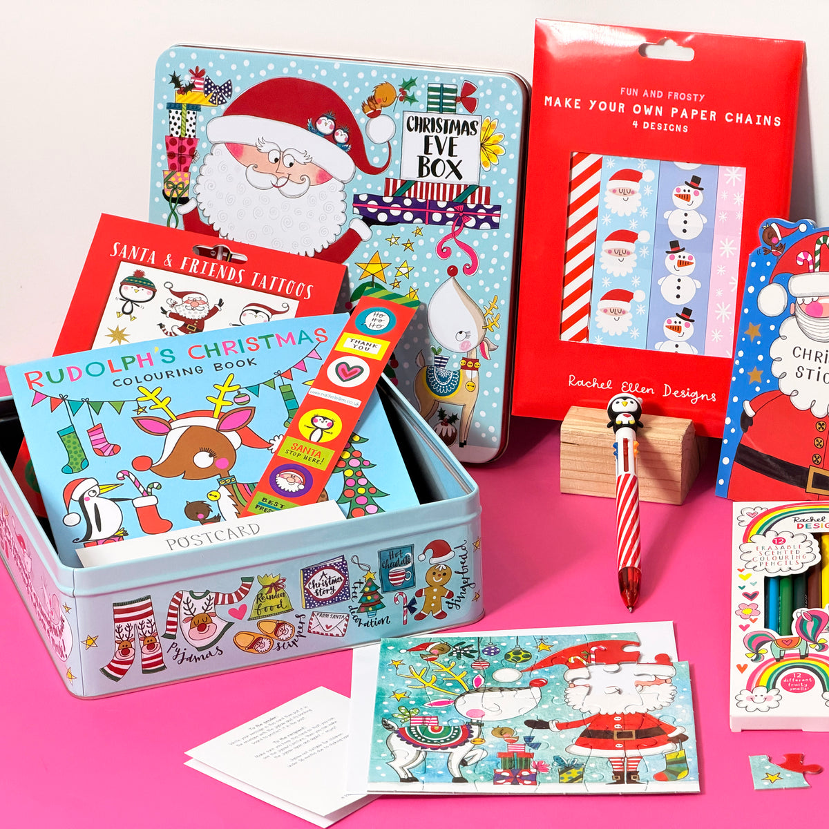 Christmas Eve Tin &amp; Treats Bundle - Unicorn