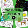 Activity Book with Scratch Art & Stickers - On The Farm