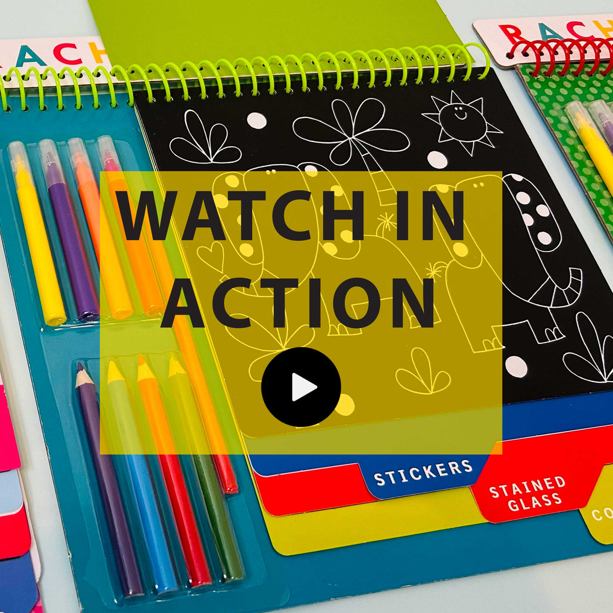 Activity Book with Scratch Art &amp; Stickers - Jungle