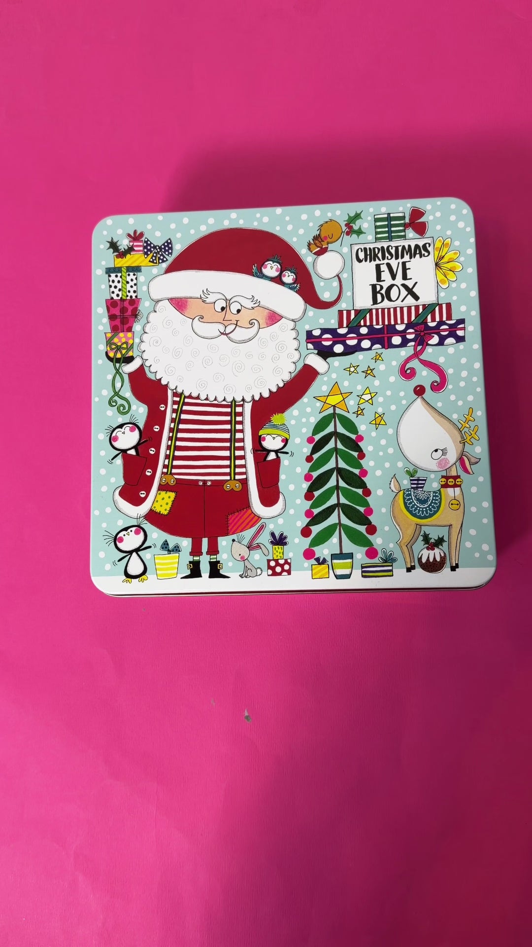 Christmas Eve Tin &amp; Treats Bundle - Unicorn