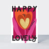 Belle - Happy Birthday Lovely Pink Tulip  - Birthday Card