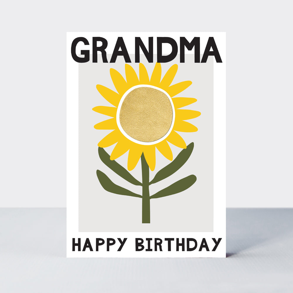 Belle - Grandma Birthday Sunflower  - Birthday Card