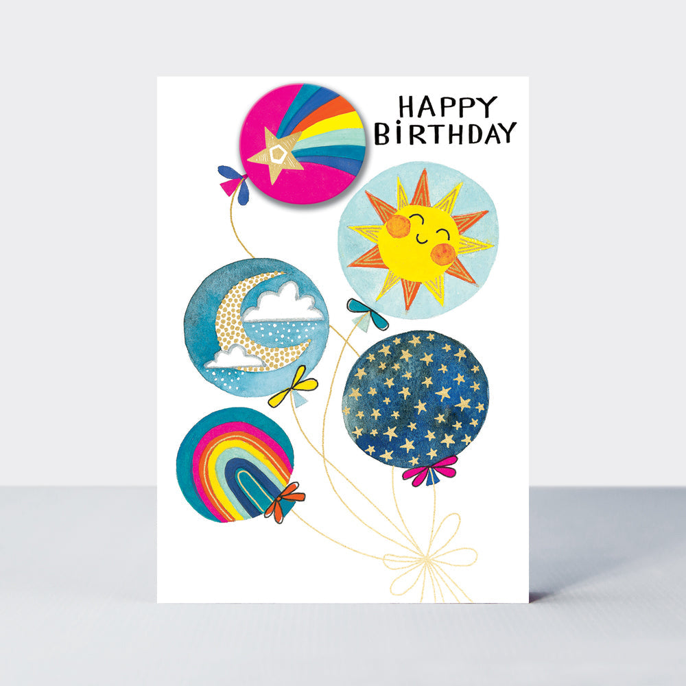 Bewitched - Happy Birthday Balloons  - Birthday Card