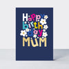 Checkmate - Mum Birthday Navy Floral  - Birthday Card