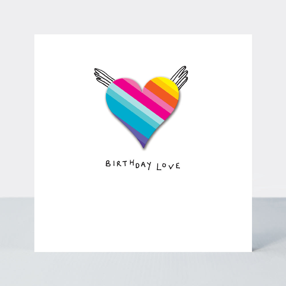 Lollipop - Birthday Love Heart  - Birthday Card