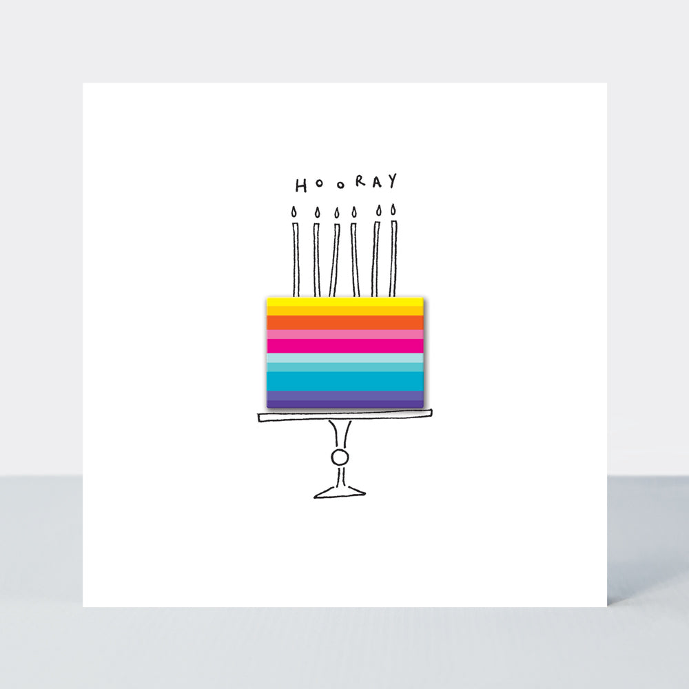 Lollipop - Birthday Cake Hooray  - Birthday Card