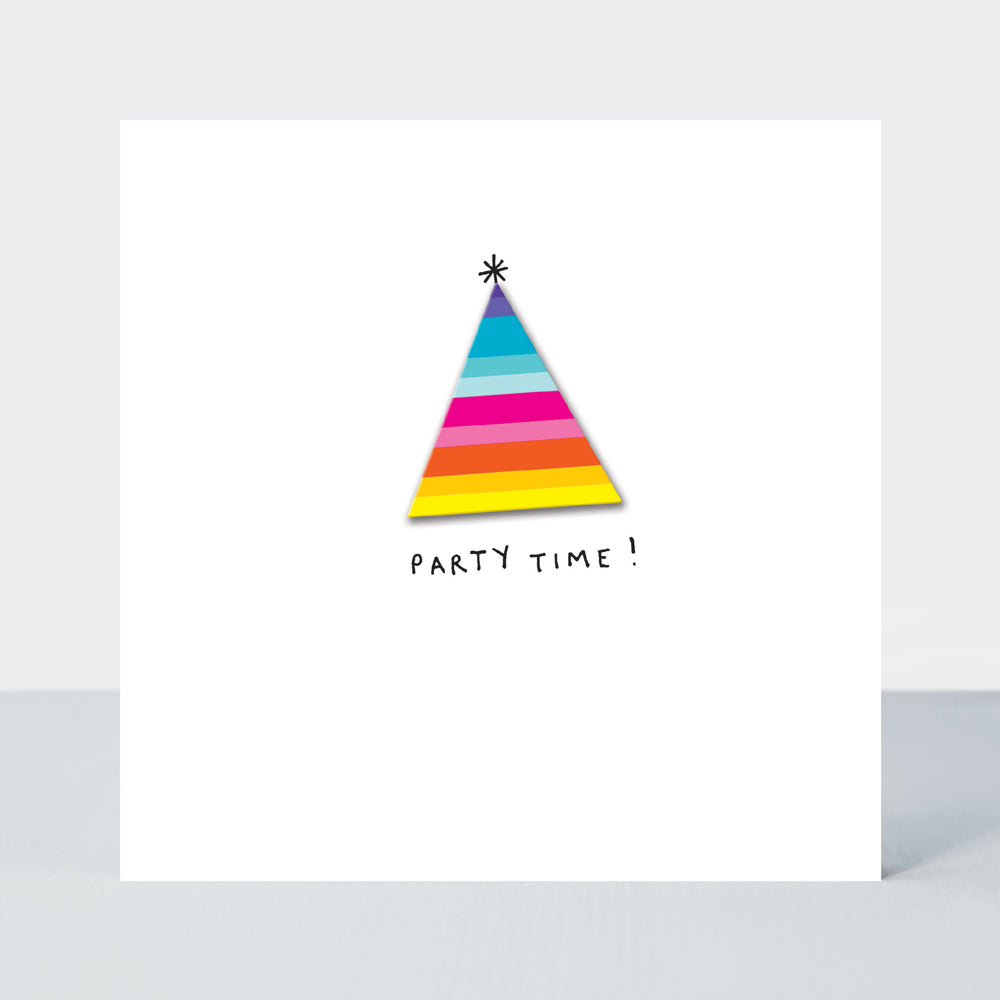 Lollipop - Party Time! Party Hat  - Birthday Card