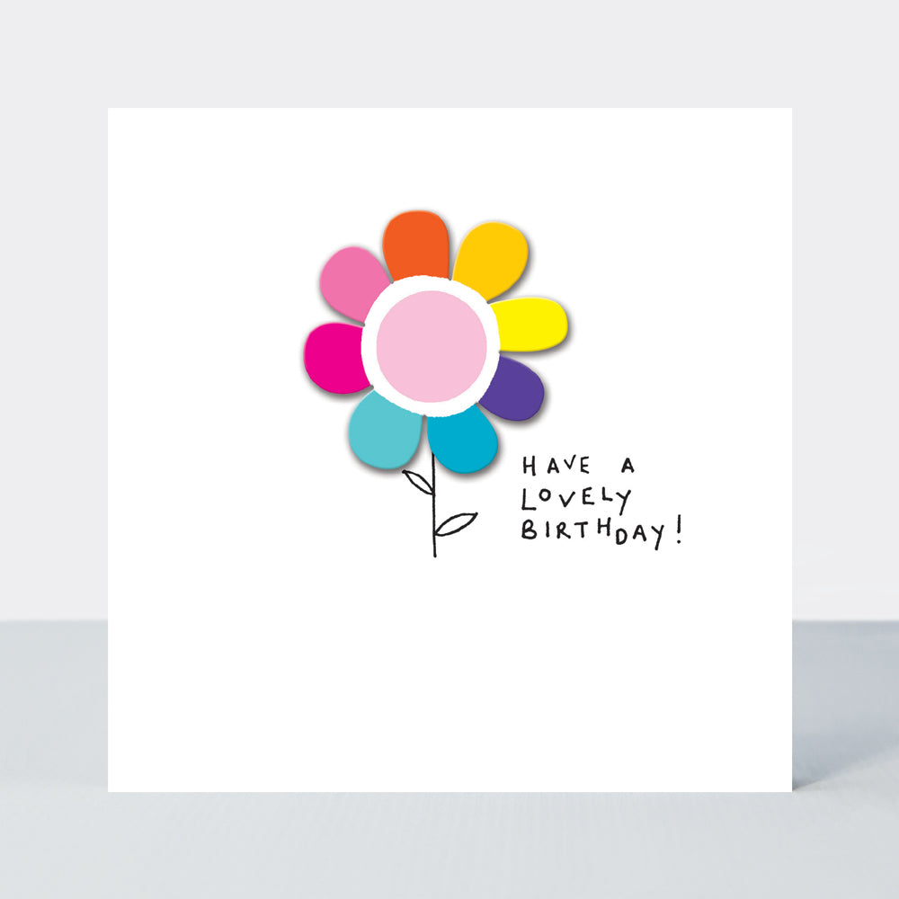 Lollipop - Lovely Birthday Flower  - Birthday Card