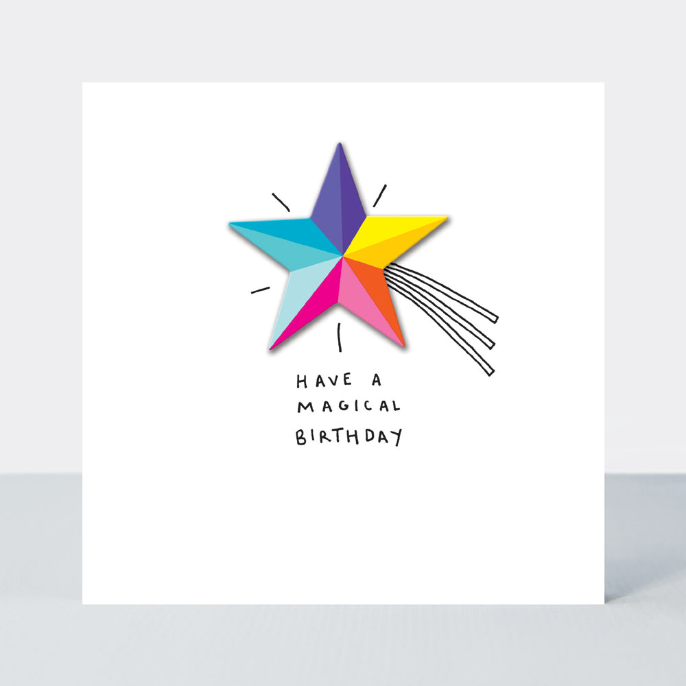 Lollipop - Magical Birthday Shooting Star  - Birthday Card