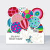 Side by Side - Happy Birthday Bunch of Balloons  - Birthday Card