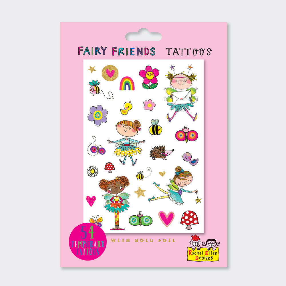 Children's Fairy Friends Temporary Tattoos